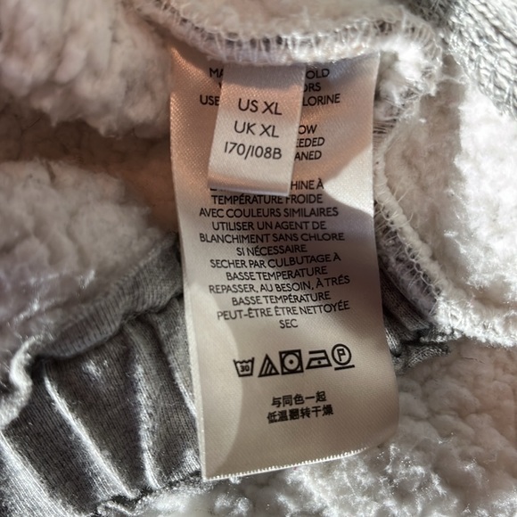 Free People XL Josephine Fleece Sherpa Lined Jacket in Gray - Picture 5 of 10